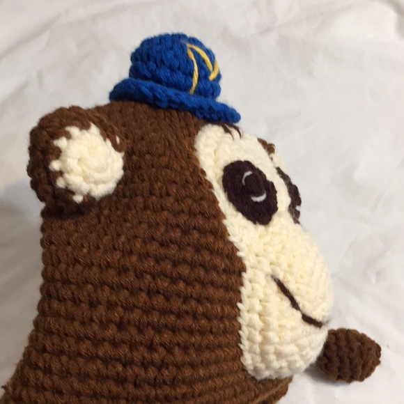 Crochet hat monkey - Picture 4 of 9